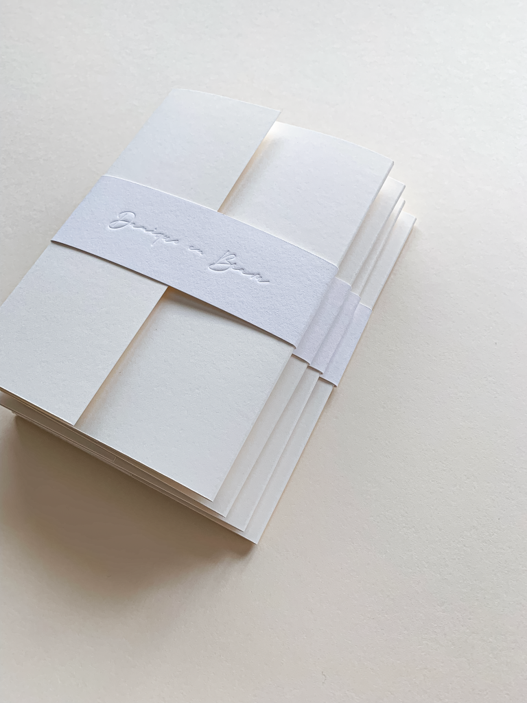 Pocketfold strand bruiloft uitnodiging