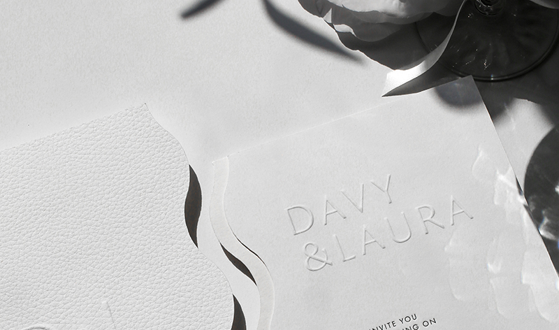 Trouwkaart Davy Klaassen & Laura Benschop