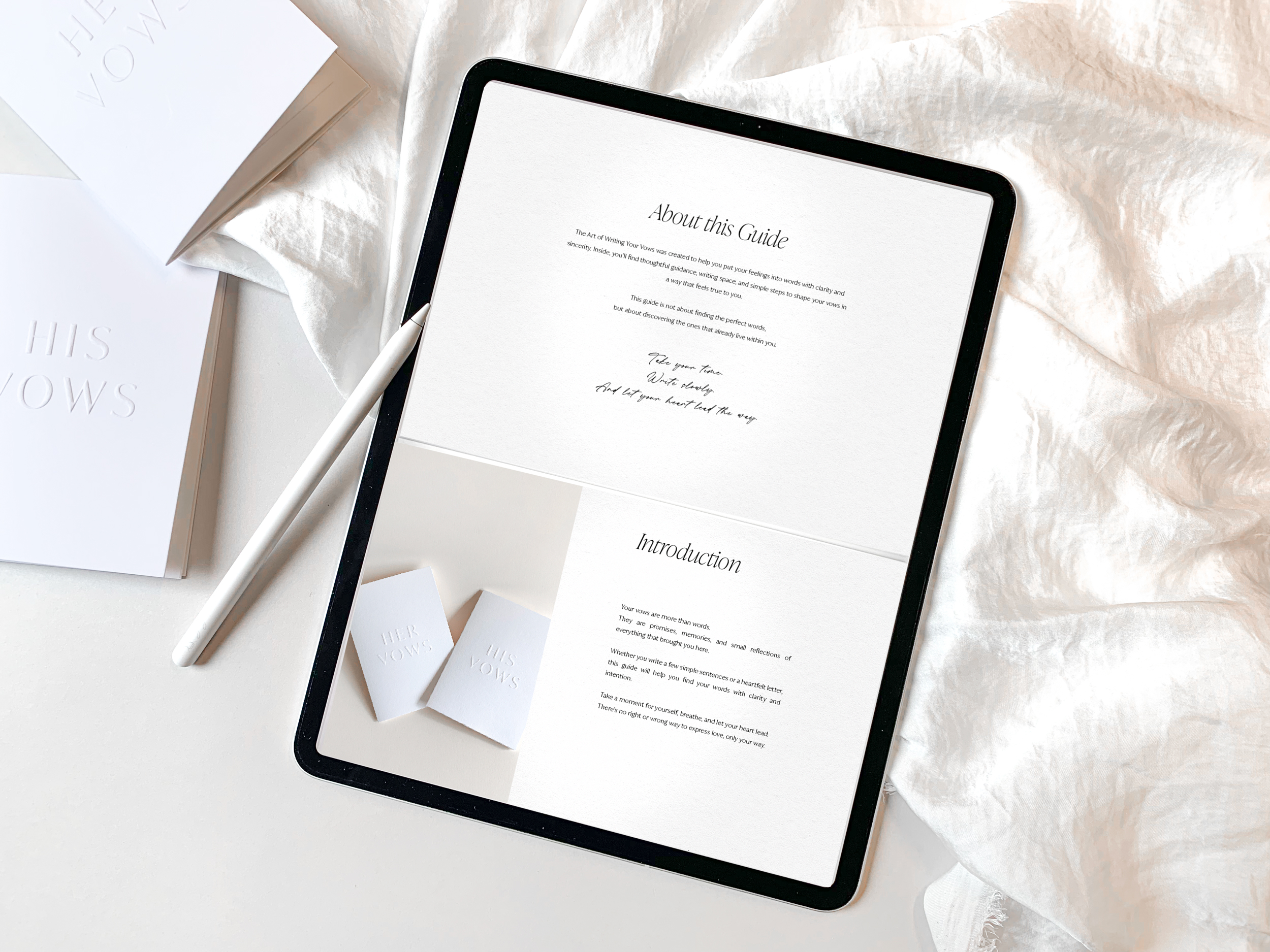 A Guide to Writing Your Vows Digital Booklet